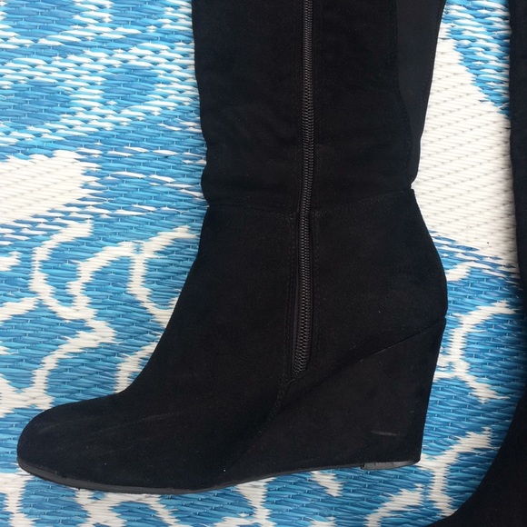 Chinese Laundry🌘 Francesca's Tall Black Boots - Picture 3 of 8